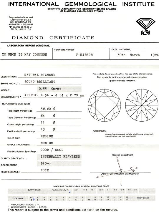 Foto 9 - 0,35ct Diamant, Zertifikat IGI Lupenrein River D, D5639