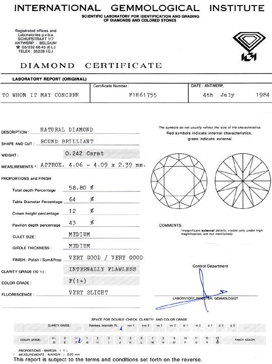 Foto 9 - Diamant 0,242 Brillant IGI Lupenrein feines Weiss Plus, D6319