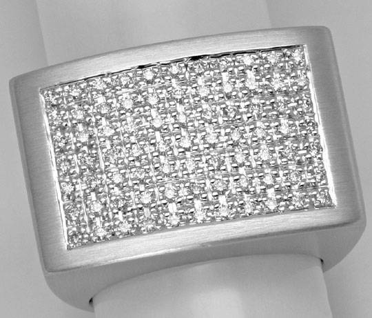 Foto 4 - Sensationeller Diamantring 0,85ct Brillanten, Weißgold, S4645